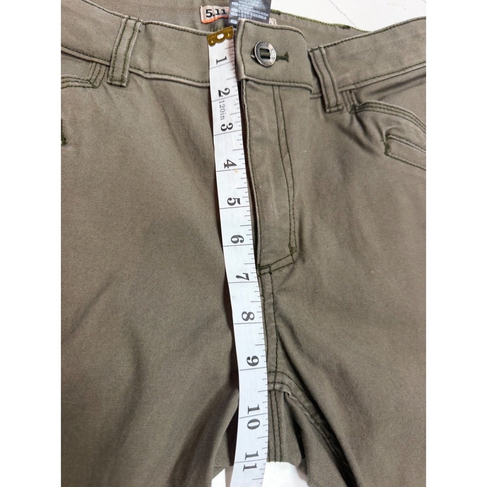 5.11 Tactical Women's Straight Leg Pants Olive Green Size 6 Regular Stretch - Picture 12 of 13